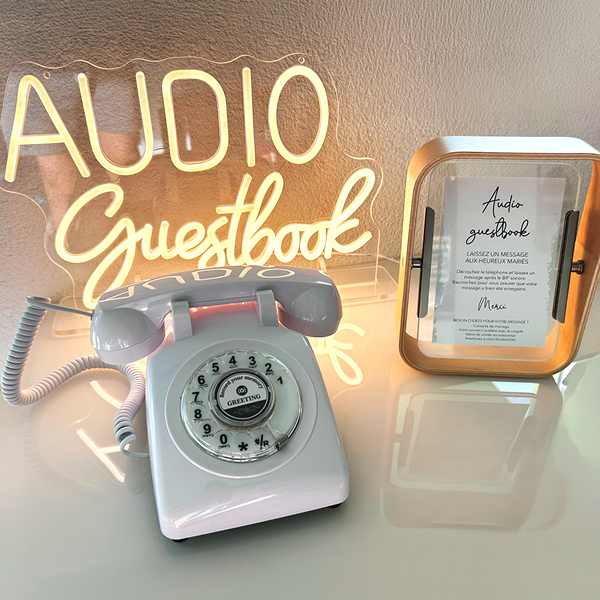 Livre d'or audio > <a href="https://www.selfie4you.ch/livre-or-audio" target="_blank">En savoir plus</a>